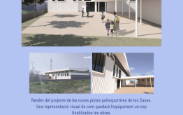 S’inicien les obres per transformar les pistes de Les Cases en un equipament esportiu modern i polivalent