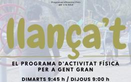 El programa “Llança’t” inicia una nova edició per promoure l’activitat física entre majors de 60 anys