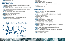 L'Ajuntament d'Alcanar presenta la programació de la V edició de "Les Cases: Dones i Mar"