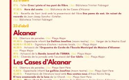 Alcanar celebra Sant Jordi amb una àmplia programació cultural per a tots els públics