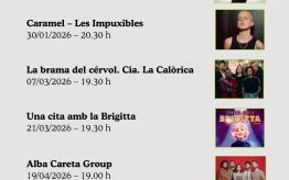 El Teatre Auditori Alcanar presenta la programació pròpia per 2026: Carles Sans, Les Impuxibles...
