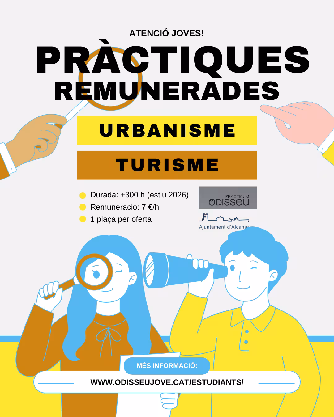 Alcanar ofereix pràctiques remunerades per atraure talent jove al municipi
