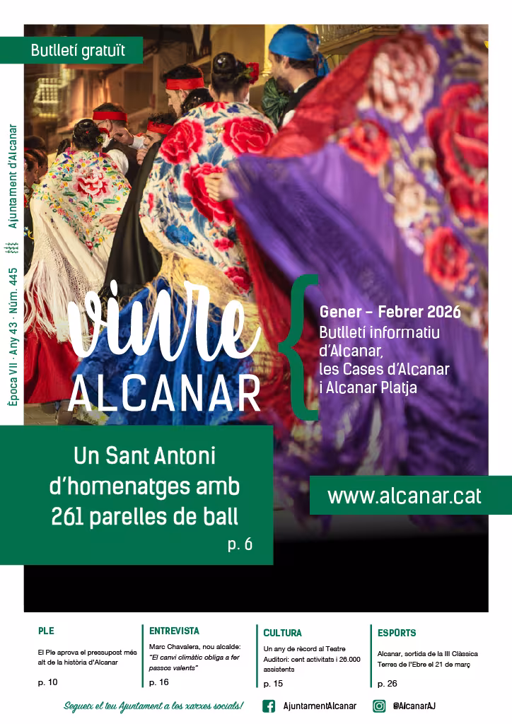 Torna el butlletí Viure Alcanar
