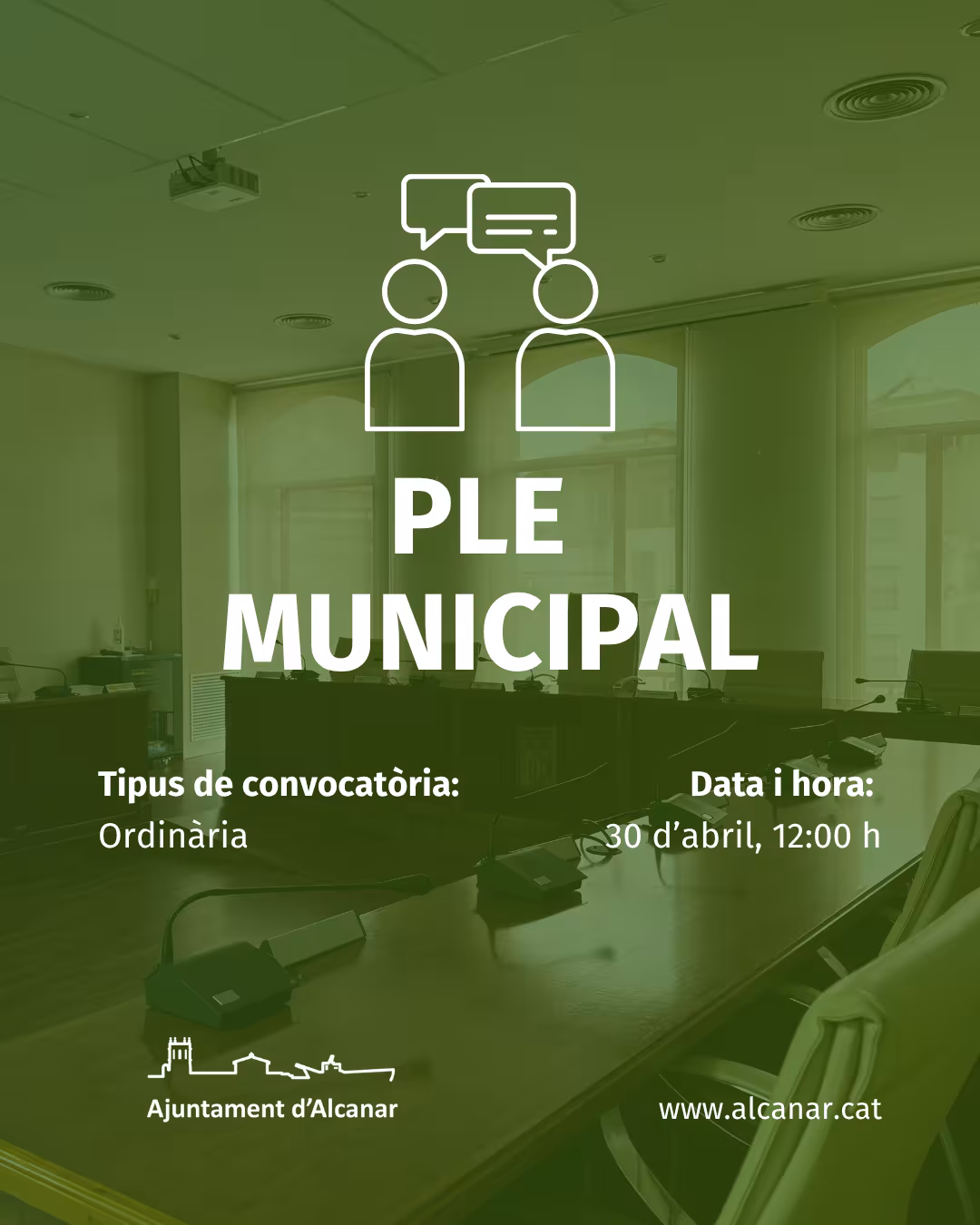 Ple Ordinari, 30 d'abril de 2026