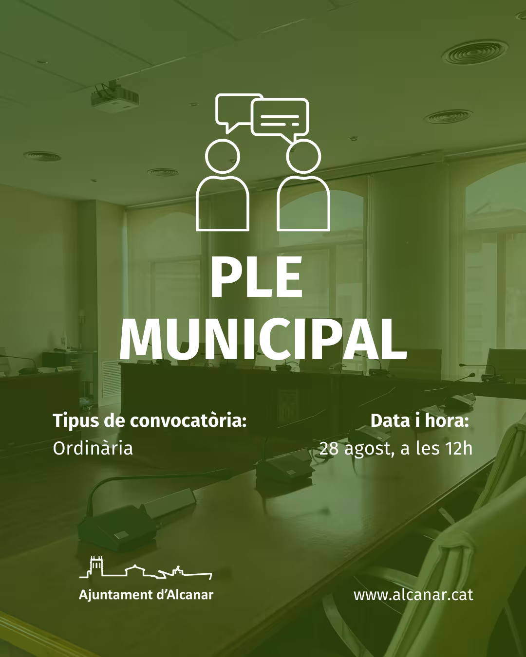 Ple Ordinari 28 d'agost 2025 