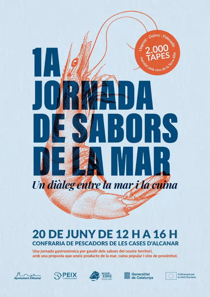 Les Cases d'Alcanar celebra la "1a Jornada de Sabors de la Mar" amb 2.000 tapes de proximitat