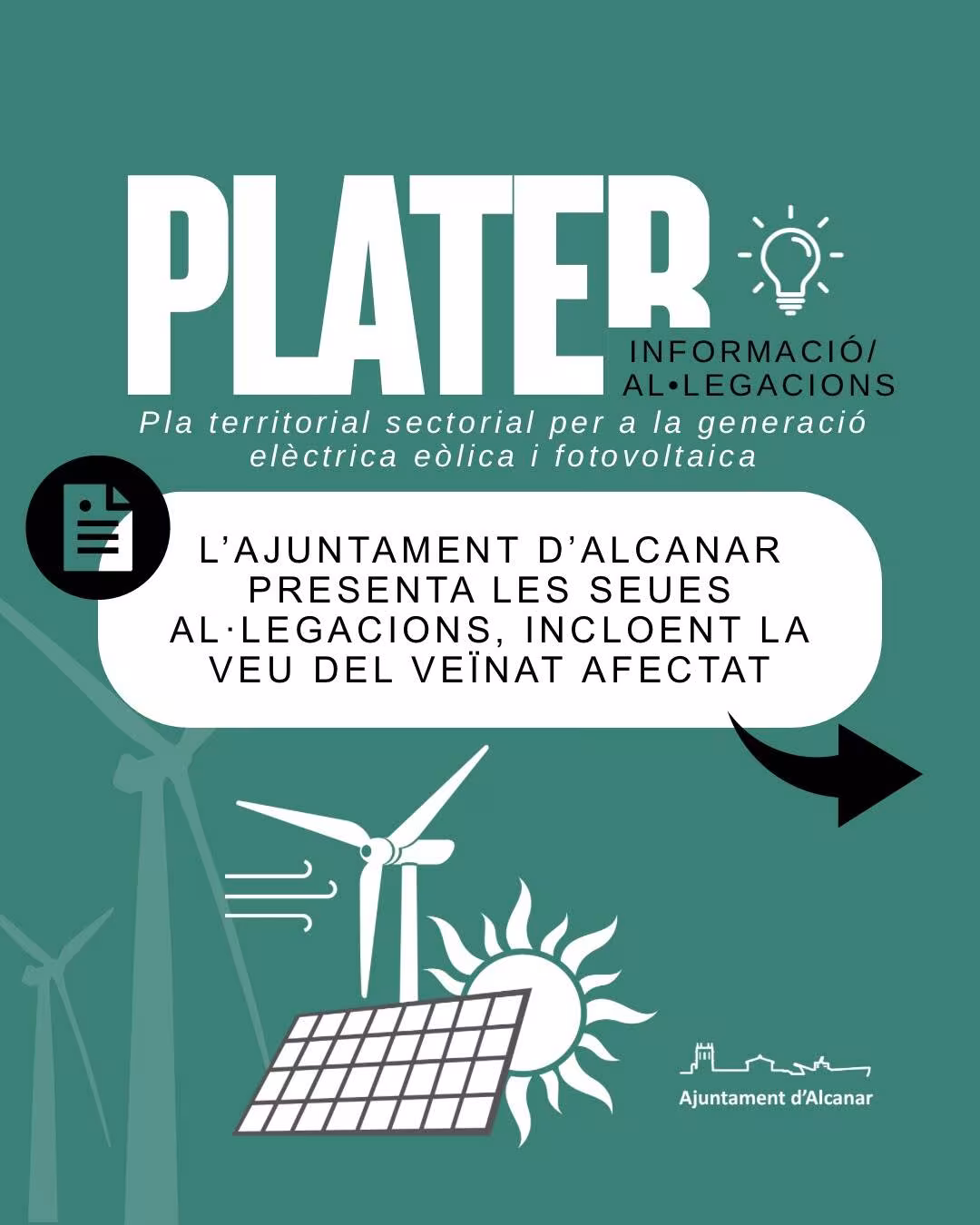 L'Ajuntament d'Alcanar presenta al·legacions al PLATER per protegir el model territorial del municipi incloent la veu del veïnat