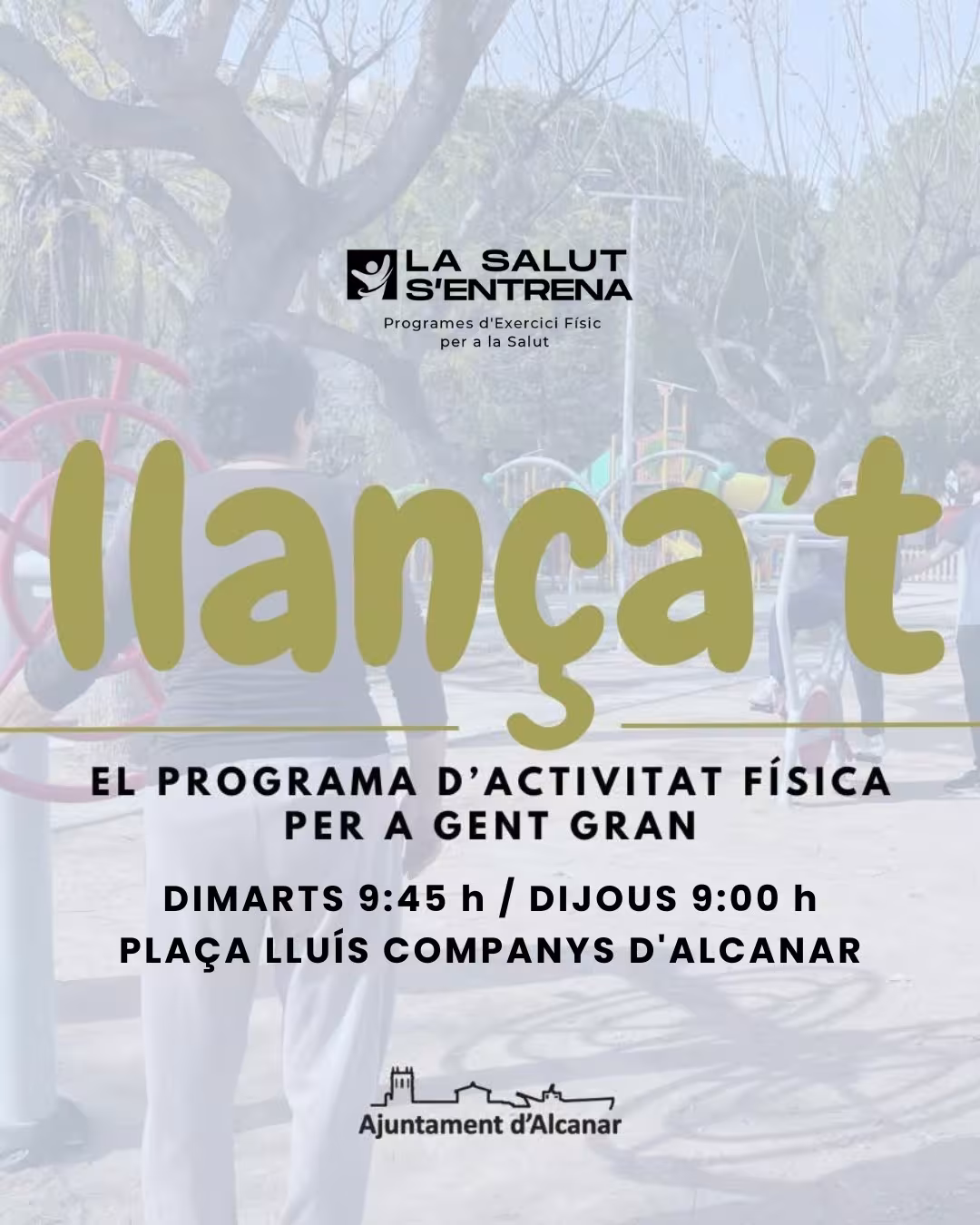 El programa “Llança’t” inicia una nova edició per promoure l’activitat física entre majors de 60 anys