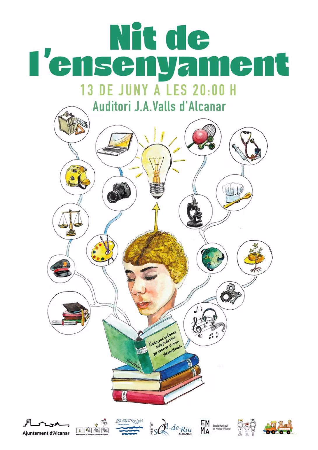 Alcanar celebra la primera Nit de l’Ensenyament per posar en valor la tasca dels centres educatius del municipi